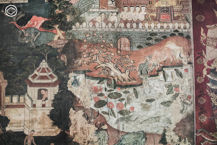 จิตรกรรมฝาผนัง, พระที่นั่งพุทไธสวรรย์