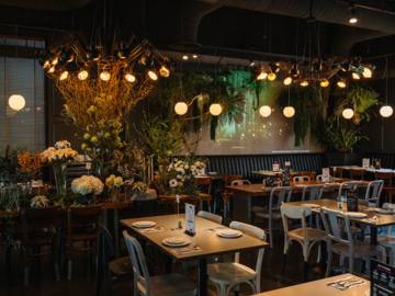 วิธีออกแบบป่าและอาหารในบรรยากาศดินแดนเหนือจริงของ Greyhound Cafe