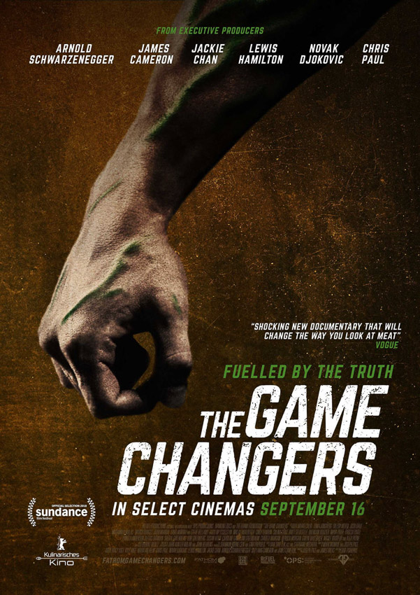 The Game Changers ภาพยนตร์สารคดีสุดโด่งดังที่เปลี่ยนฉันเป็นมังสวิรัติทันทีที่ดูจบ, The Game Changers รีวิว, The Game Changers Netflix
