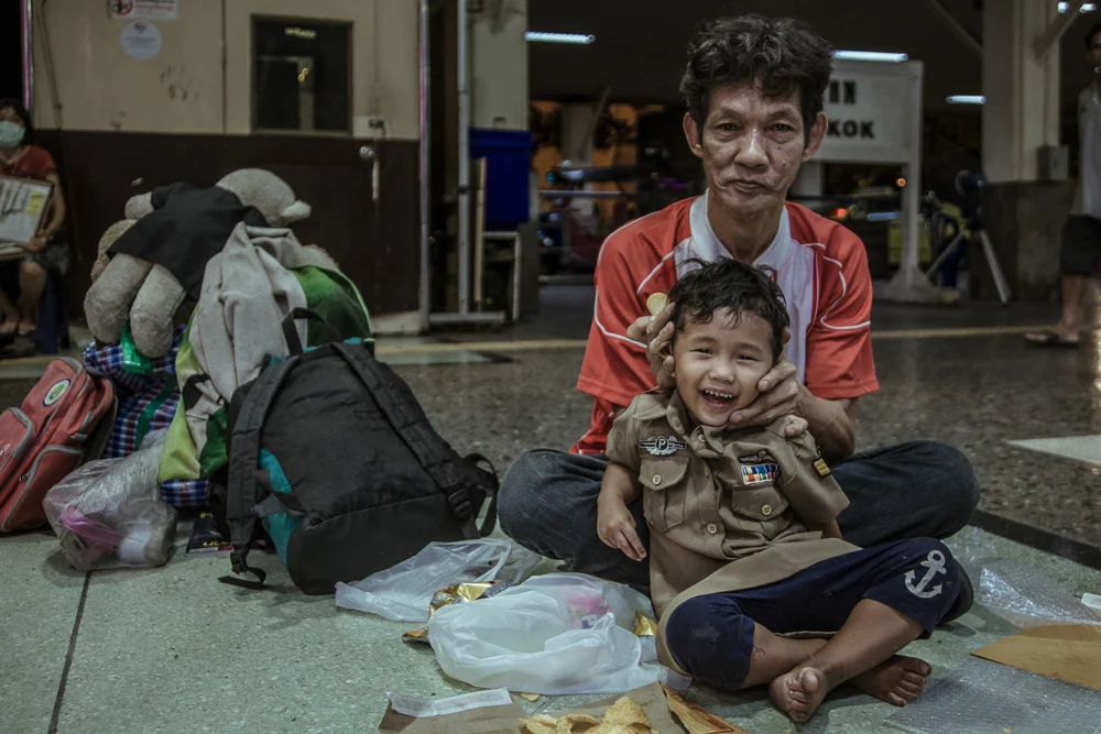 A HOME OF HOMELESS ชุดภาพถ่ายแสดงคำนิยามคำว่าบ้านของ คนไร้บ้าน