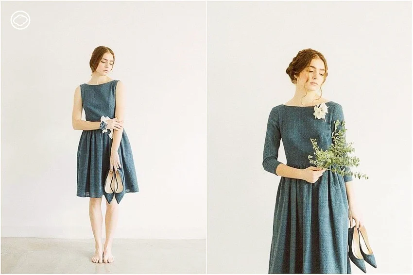 Indigo Bride ชุดเจ้าสาวจากผ้าธรรมชาติที่ไม่จำเป็นต้องเป็นสีขาวและใส่ได้แค่ครั้งเดียว