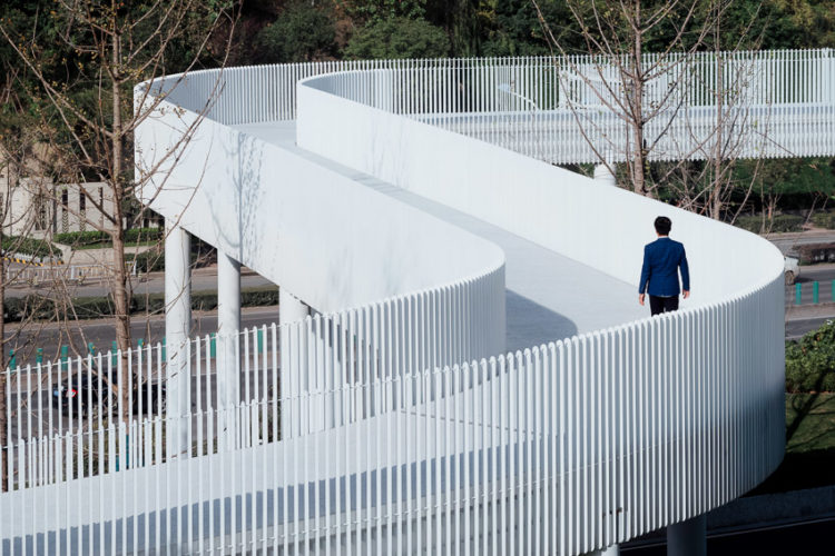 The Ribbon Dance Park ทางเดินสาธารณะเมืองจีนโดยสถาปนิกไทย เชื่อมผู้คนด้วยดีไซน์เขียว