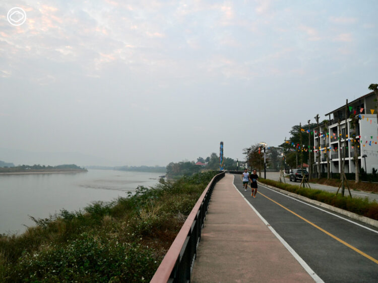 A Tale of Two Rivers ที่เชียงของ จ.เชียงราย การแสดงที่เล่าความเปลี่ยนแปลงของแม่น้ำ 2 สาย ฉลองครบรอบ 190 ปีความสัมพันธ์ทางการทูตไทย-สหรัฐฯ