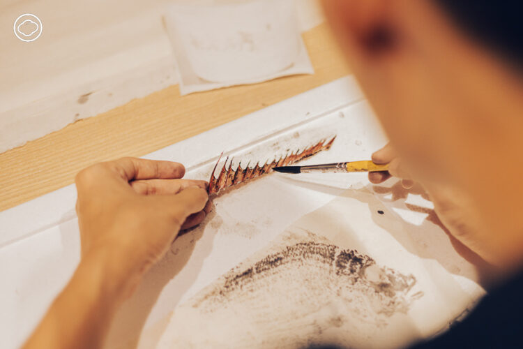 เส้นทางการหัดพิมพ์ภาพปลาหรือ Gyotaku ศาสตร์และศิลป์จากญี่ปุ่นที่ทำโดยสองคนไทยผู้รักปลาตั้งแต่ตัวจรดหาง