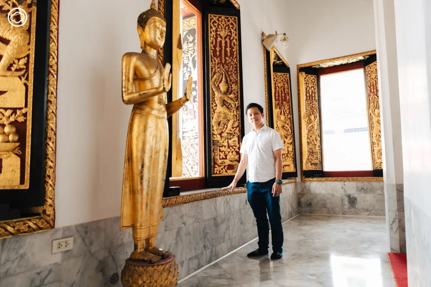 คุยเฟื่องเรื่องวัดกับ ธนภัทร์ ลิ้มหัสนัยกุล คอลัมนิสต์ ‘อารามบอย’ ผู้ฝันอยากให้คนไทยสนใจวัดในมิติอื่น ๆ มากกว่าแค่สถานที่ขอพร