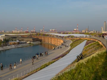 นั่งรถไฟไป World Expo 2025 ล่าตราแสตมป์ Myaku-Myaku รูปพิเศษ ดูอาทิตย์ตกดินบนแกรนด์ริง