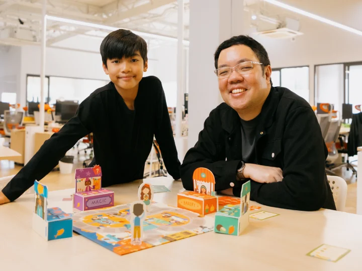 เลี้ยงลูกแบบ แบงค์ Mr.Messenger แห่ง Finnomena พ่อที่สอนเรื่องเงินกับลูกผ่านบอร์ดเกม